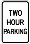 ar-135 two hour parking signs